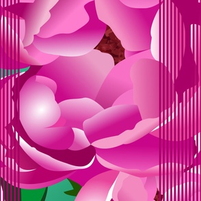 Abstract Peonies 034 Textile Design, Fabric Design