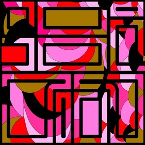 Colorful Contrast 043 Textile Design