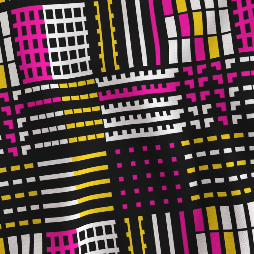 Grid 030 Fabric - Textile Design