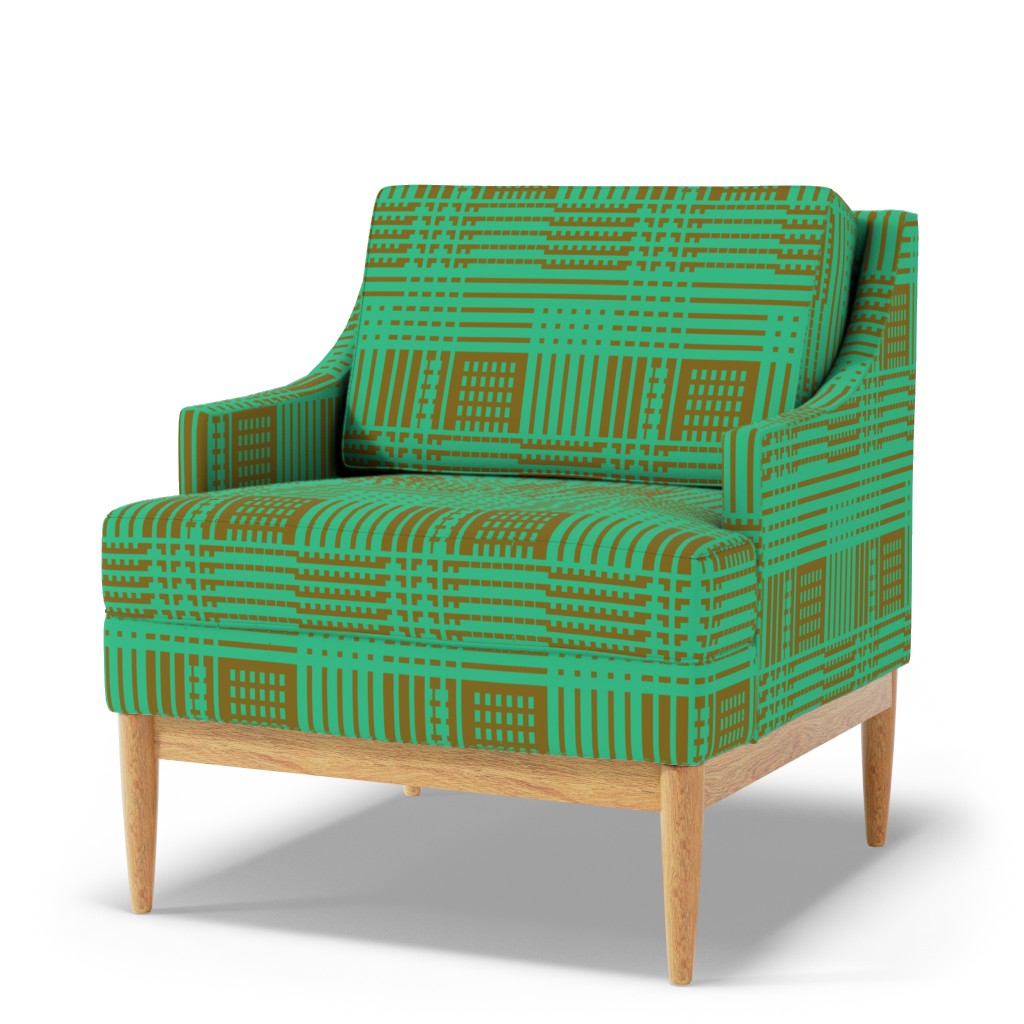 Grid 030 Fabric - Textile Design