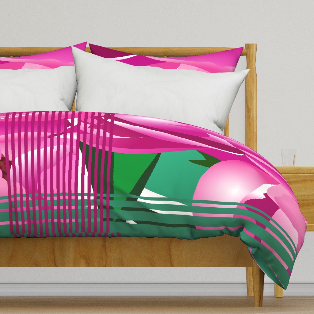 Abstract Peonies 034 Textile Design, Fabric Design