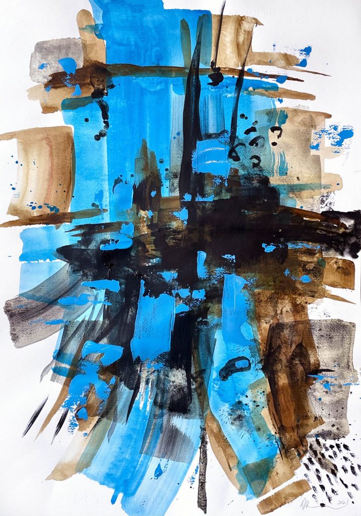 Axis 002 an original painting by Dino Bernardi