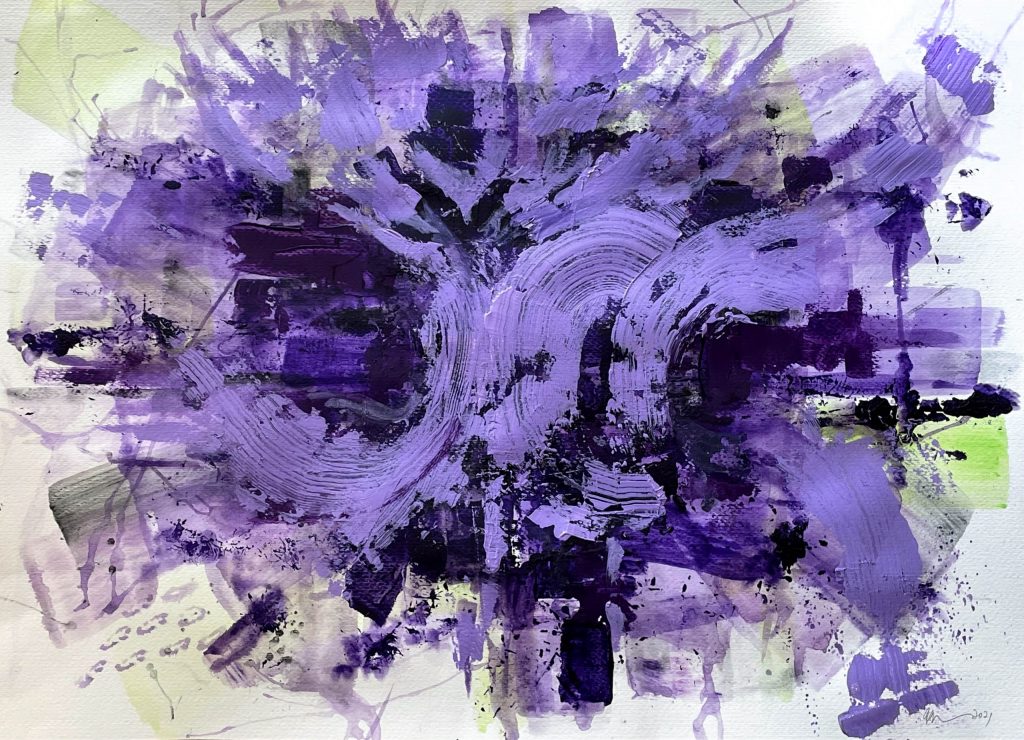 Manoushak, Original abstract painting