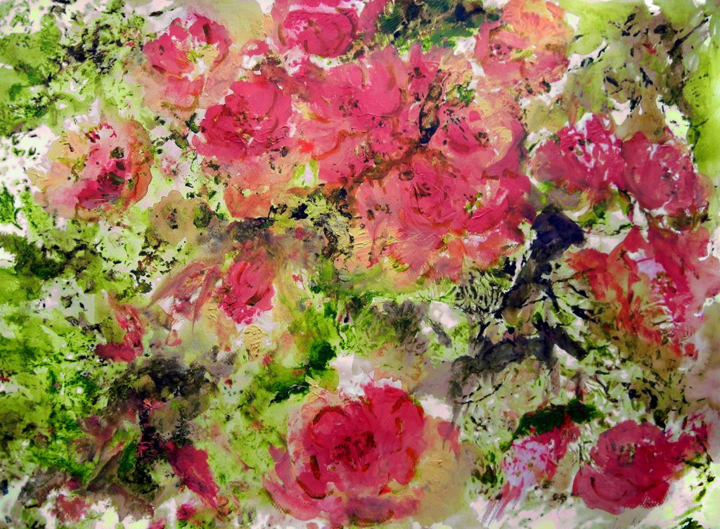 Spring, Original Painting by Dino Bernardi