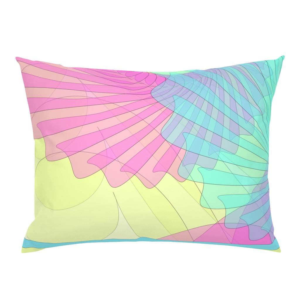 067 Overlapping Spirals Textile Design, Fabrics and Wallpapers