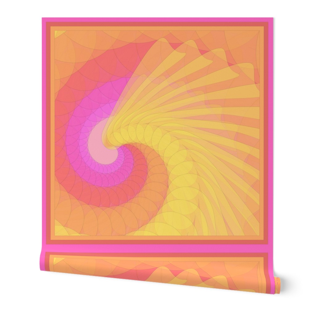 068 Sprightly Spiral Textile Design, Fabric Design