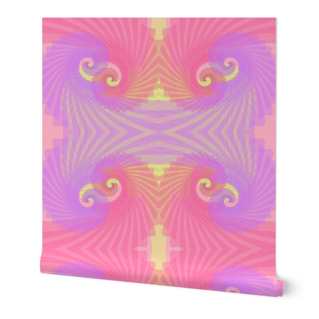 Yin Yang Spiral 066 Textile Design, Fabric Design