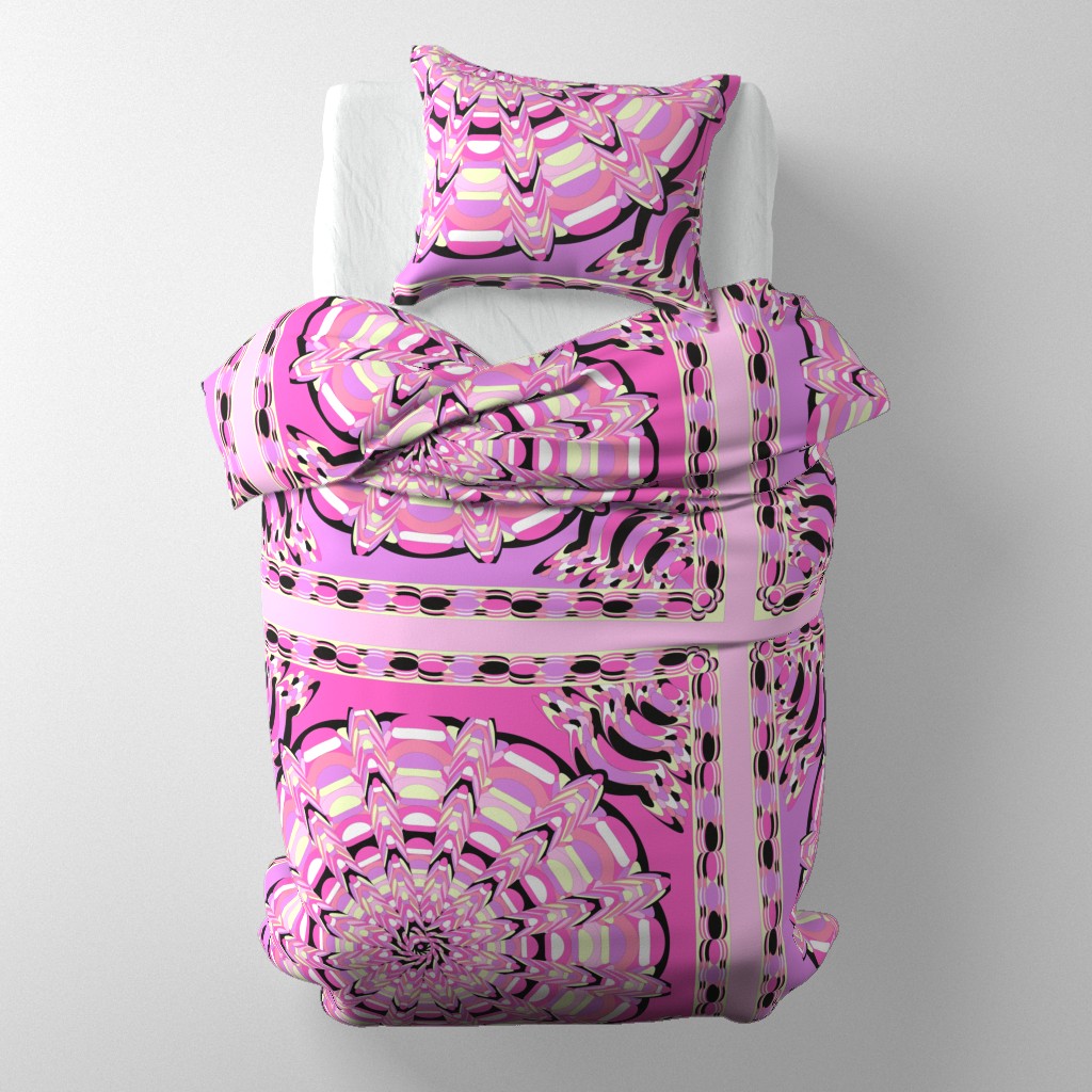 The Wheel of Feathers 082 Textile Design, Fabric Design