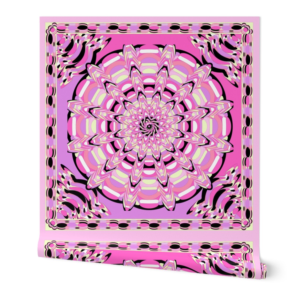 The Wheel of Feathers 082 Textile Design, Fabric Design