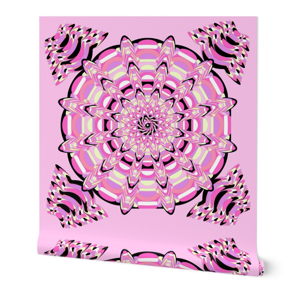 The Wheel of Feathers 082 Textile Design, Fabric Design